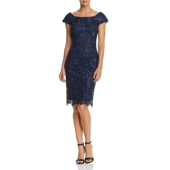 JS Collection Collections Floral Soutache Cocktail Dress - Picture 1 of 6